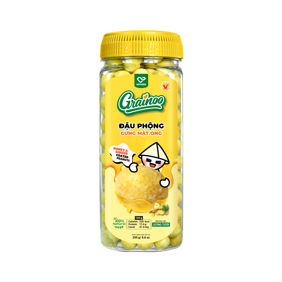 Đậu phộng gừng mật ong 250g